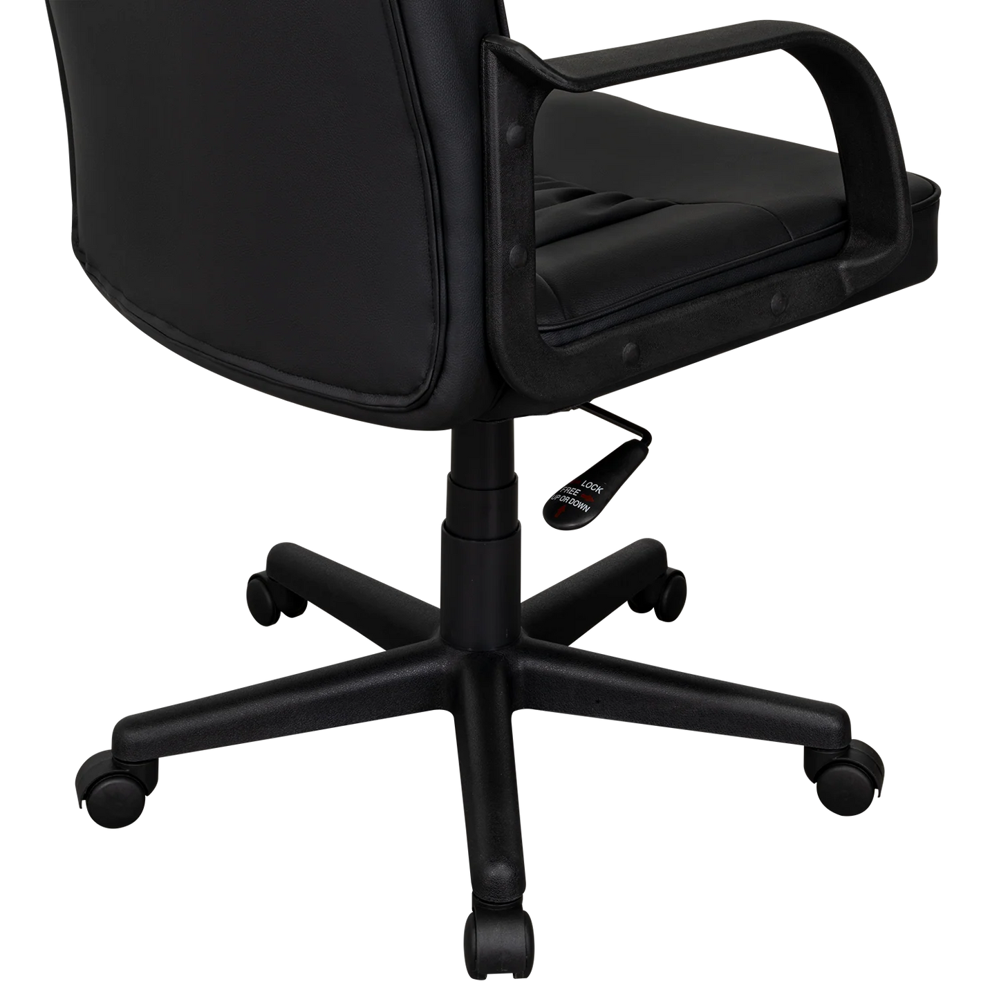 Silla Oficina X-69B, Wengue, con Cómodo Espaldar y Rodachines