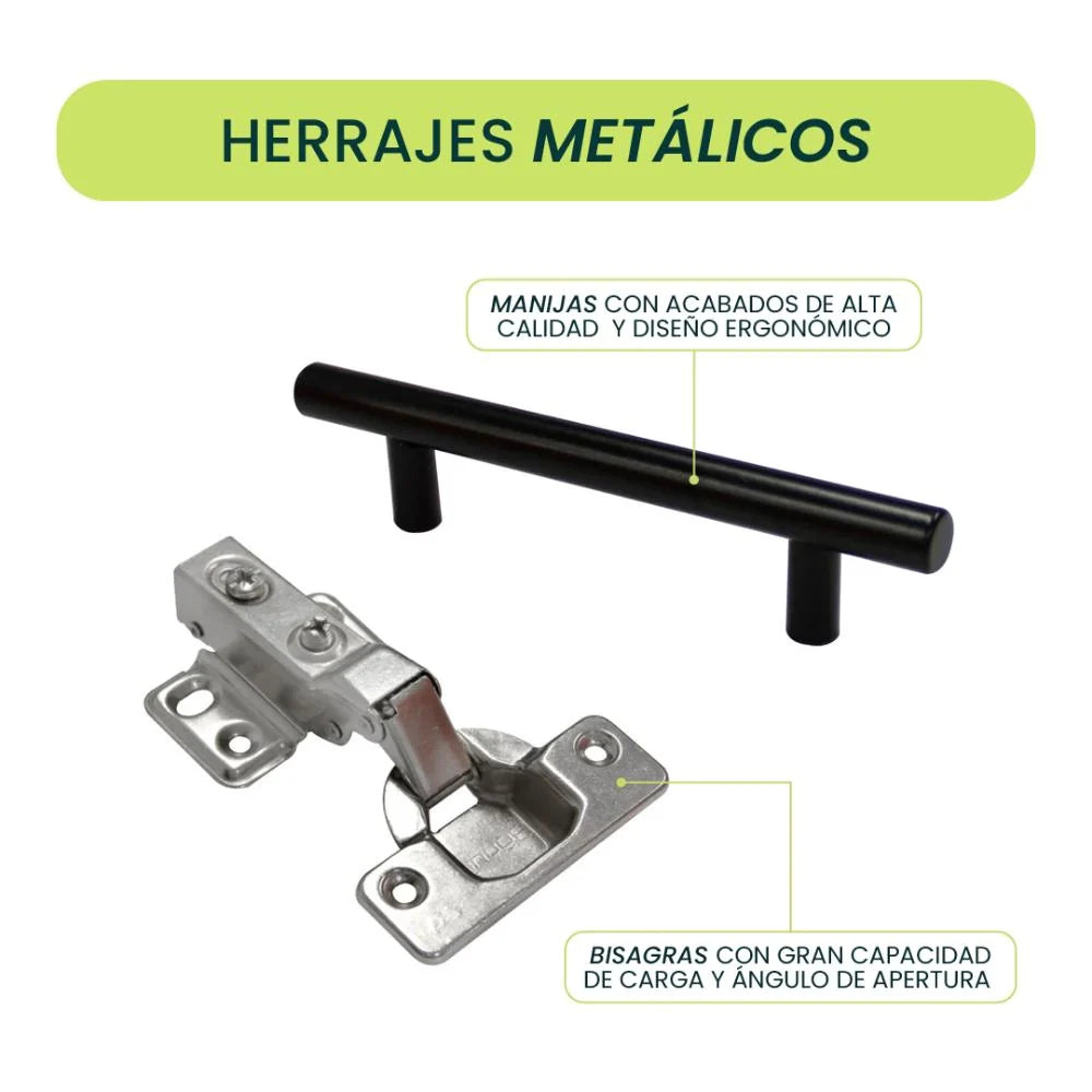 Mesa Auxiliar Evert, Blanco Duqueza con Diseño Moderno y Espacio para Ubicar Objetos