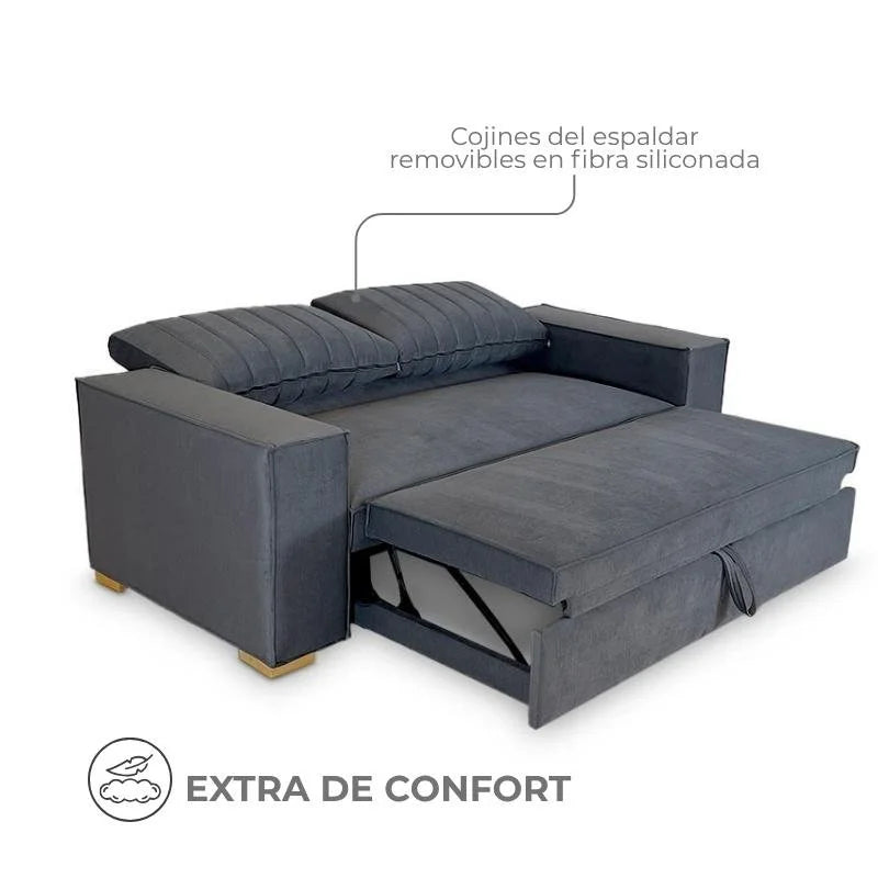 Sofá Cama Oslo Gris