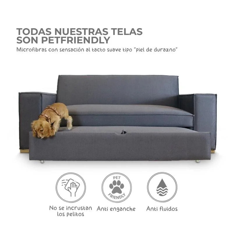 Sofá Cama Oslo Gris